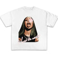 Mariahhh Pink Paint Graphic Shirt Cotton Fabric Tee Top Womenswear Hoodie, Sweatshirt | CiraTrend.com
