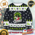 Marijuanas Jesus Cannabis Ugly Christmas Sweater For Holiday 2023 Xmas Gifts