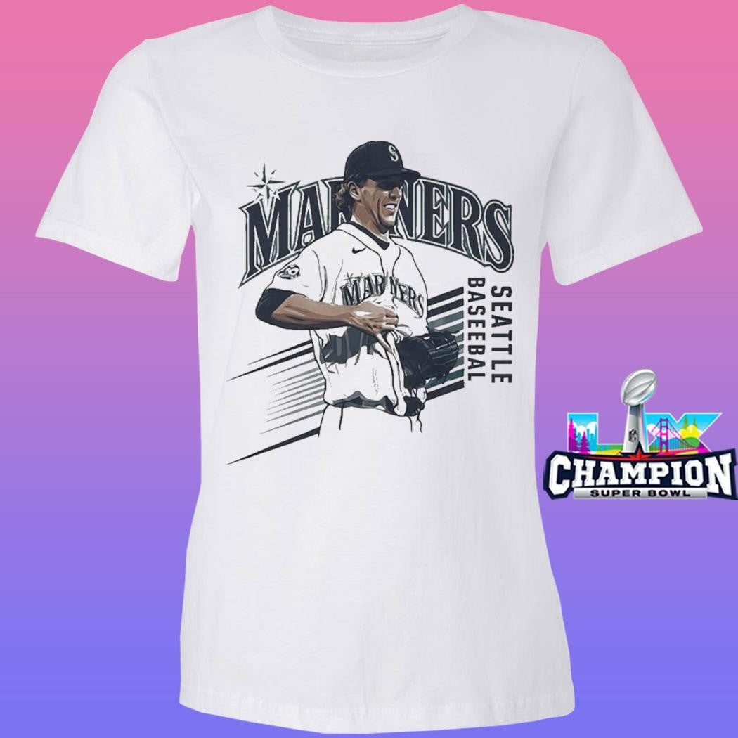 Mariners Logan Gilbert Pitcher Catches Ball In Shirt