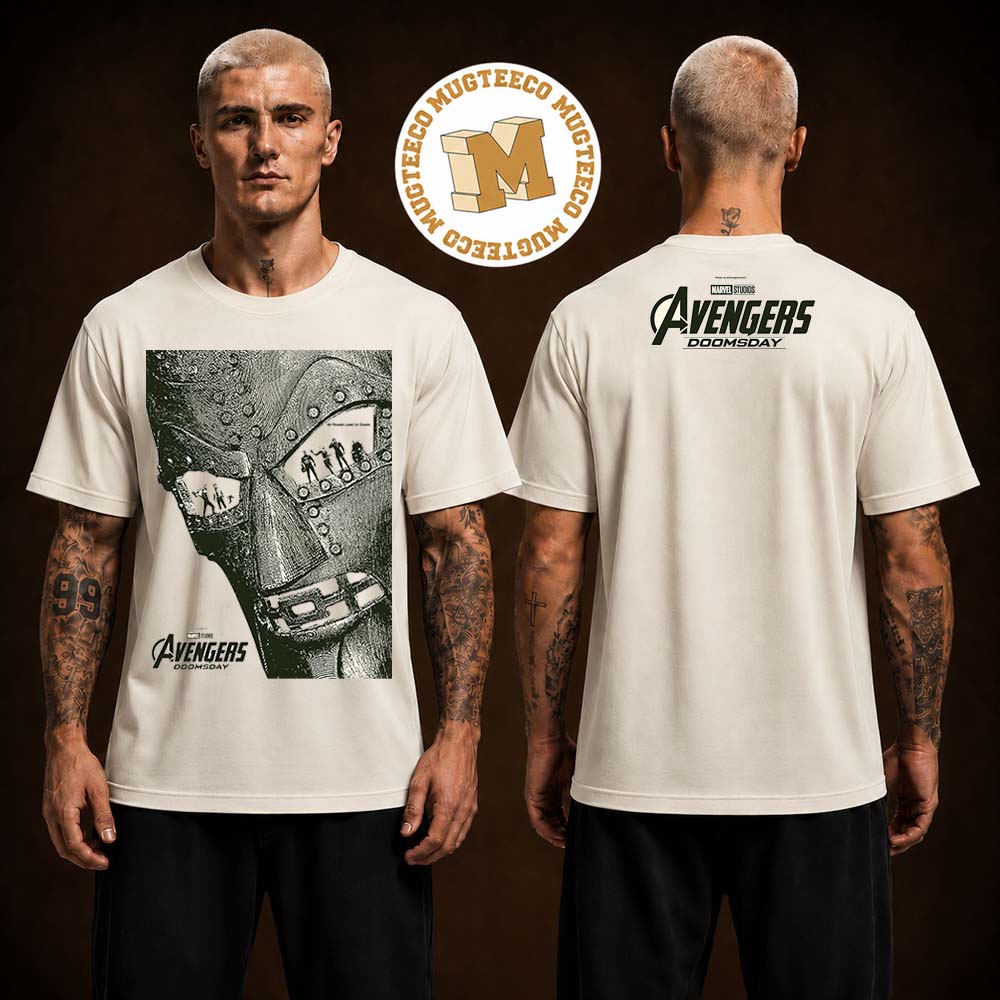 Marvle Avengers Doomsday 2026 Movie Poster All Roads Lead Doom Two Sided Unisex T Shirt