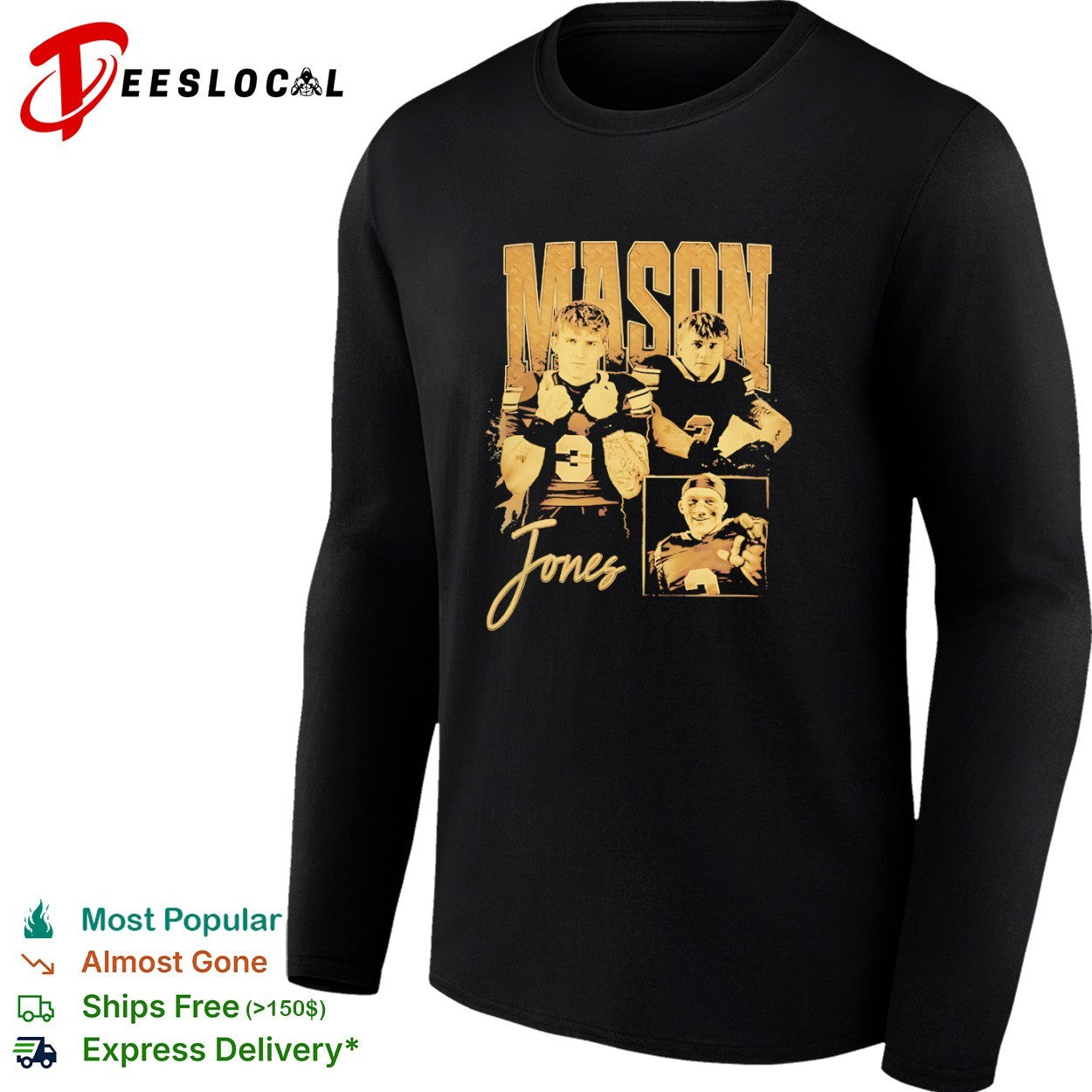 Mason Jones football shirt