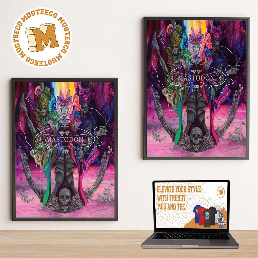 Mastodon Marrow Deep Album Cover Art Home Decor Poster Canvas