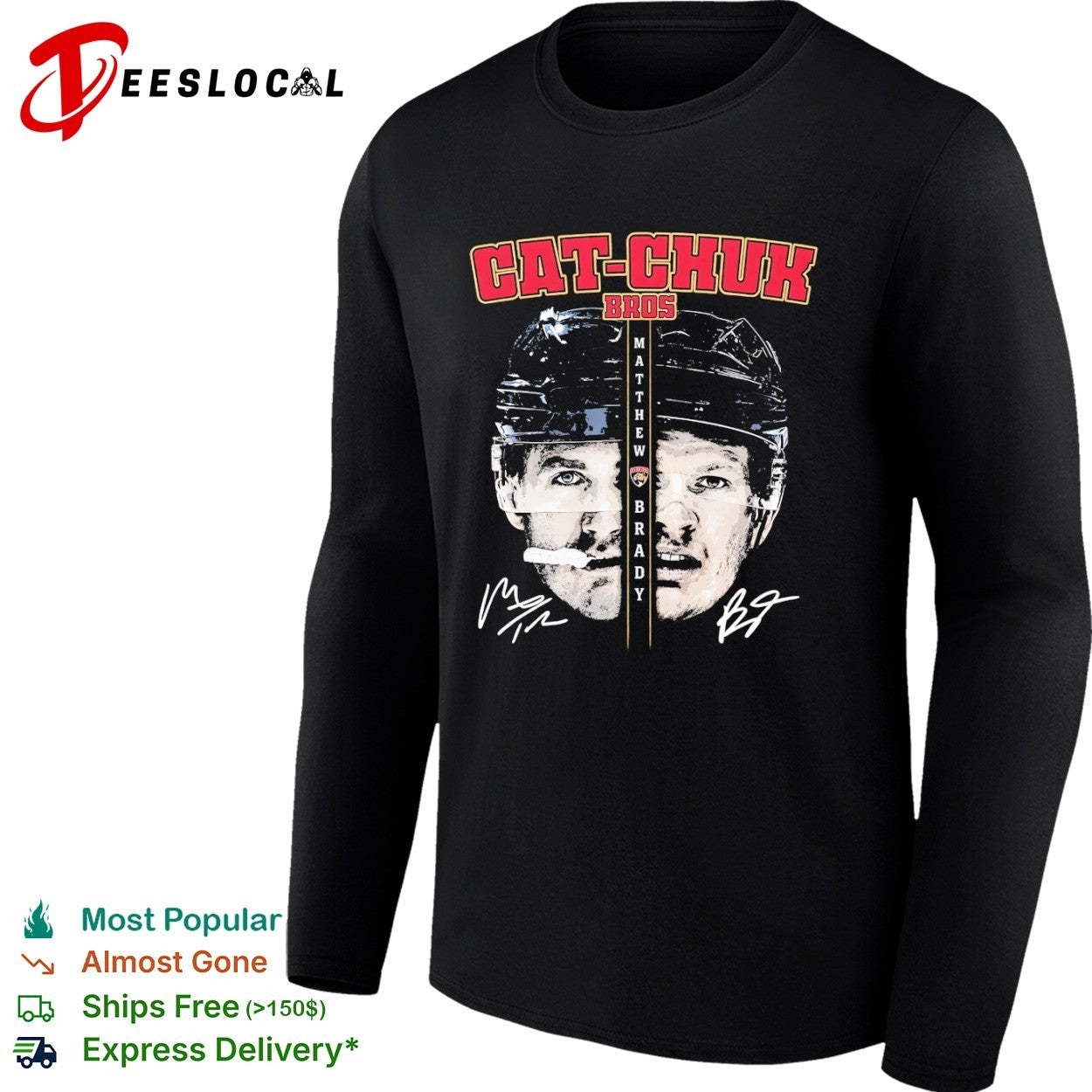 Matthew Brady Tkachuk Cat-Chuk Bros Florida Panthers shirt