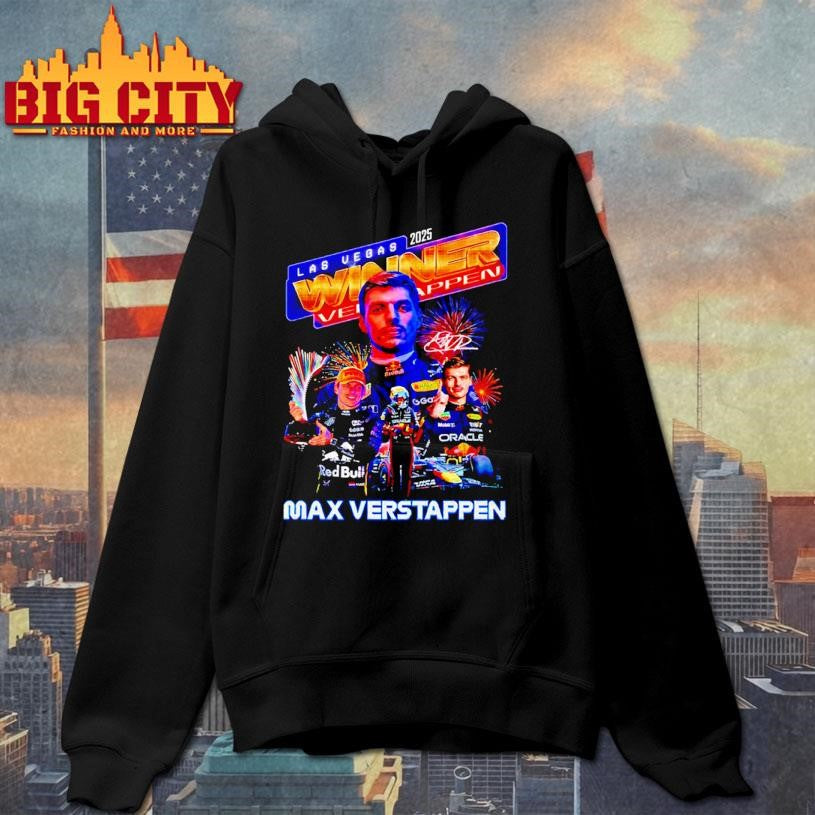 Max Verstappen 2025 Las Vegas Winner Verstappen Shirt