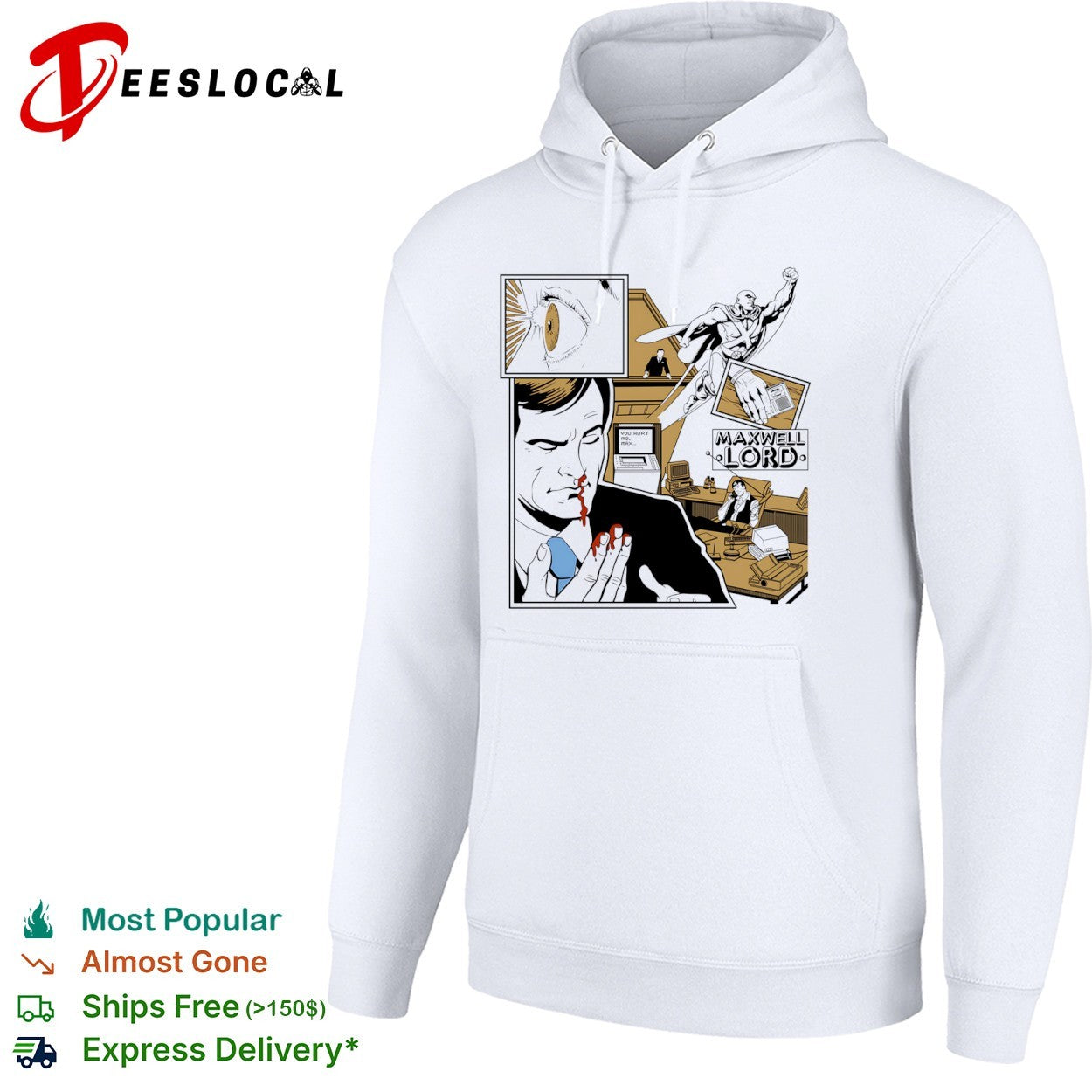 Maxwell Lord Justice League You hurt me Max shirt