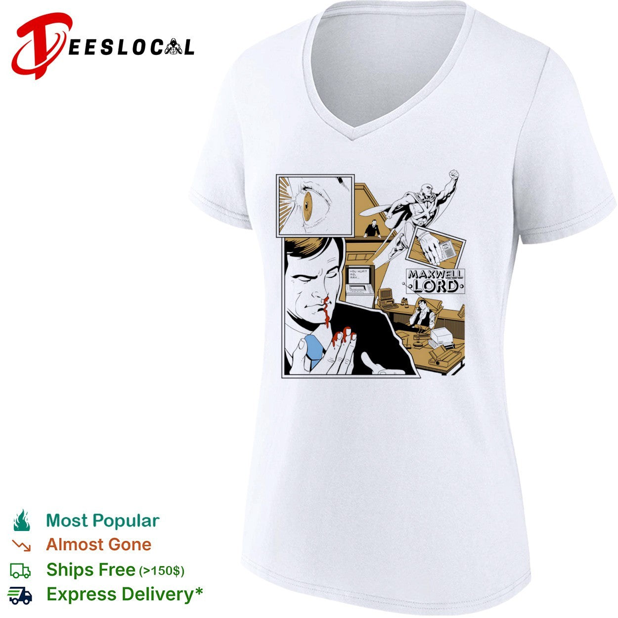 Maxwell Lord Justice League You hurt me Max shirt