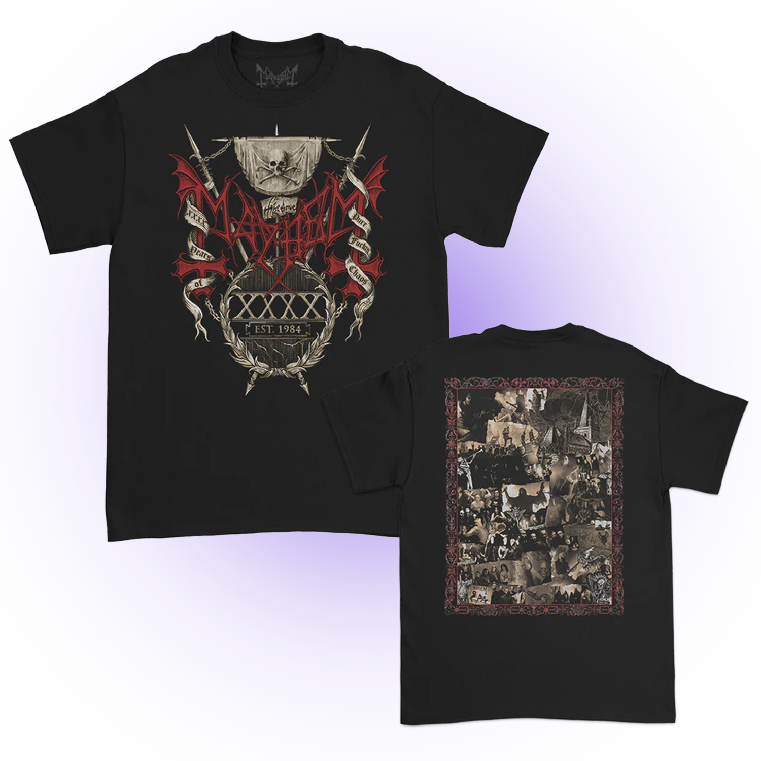 40th Anniv. Collage Tee (Black)