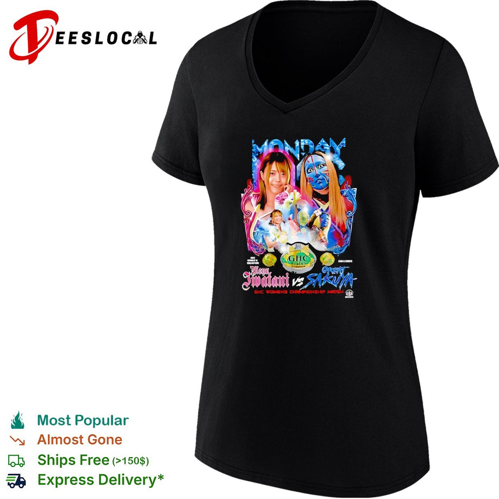 Mayu Iwatani vs Great Sakuya GHC Womens Championship shirt