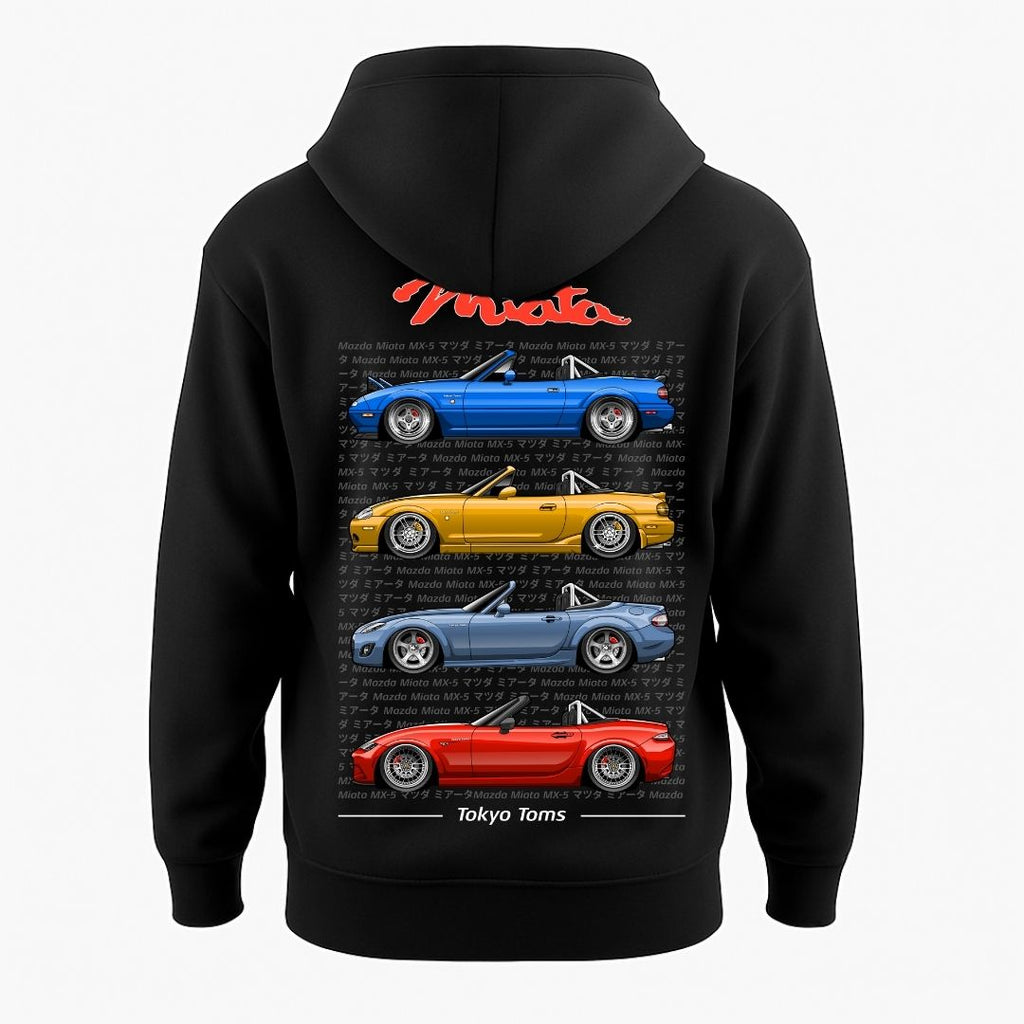 Mazda Miata Generations – Hoodie T-Shirts, Sweatshirt | CiraTrend.com (Image 1)