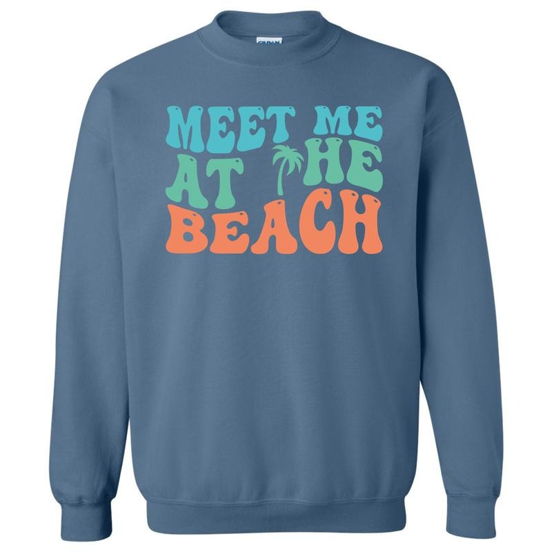 Meet Me At The Beach Sweatshirt 'NLB' T-Shirts, Hoodie | CiraTrend.com
