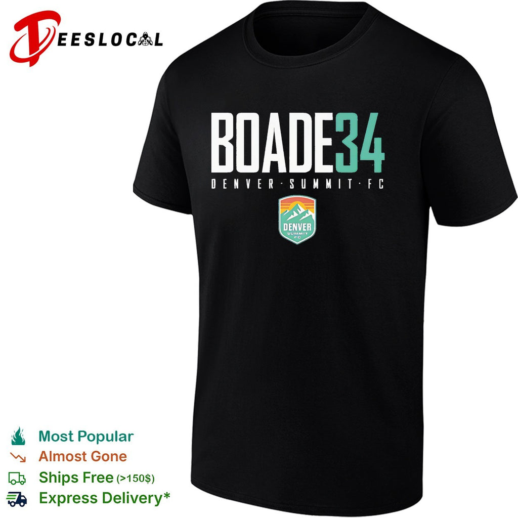 Meg Boade 34 Denver Summit FC professional women’s soccer team shirt
