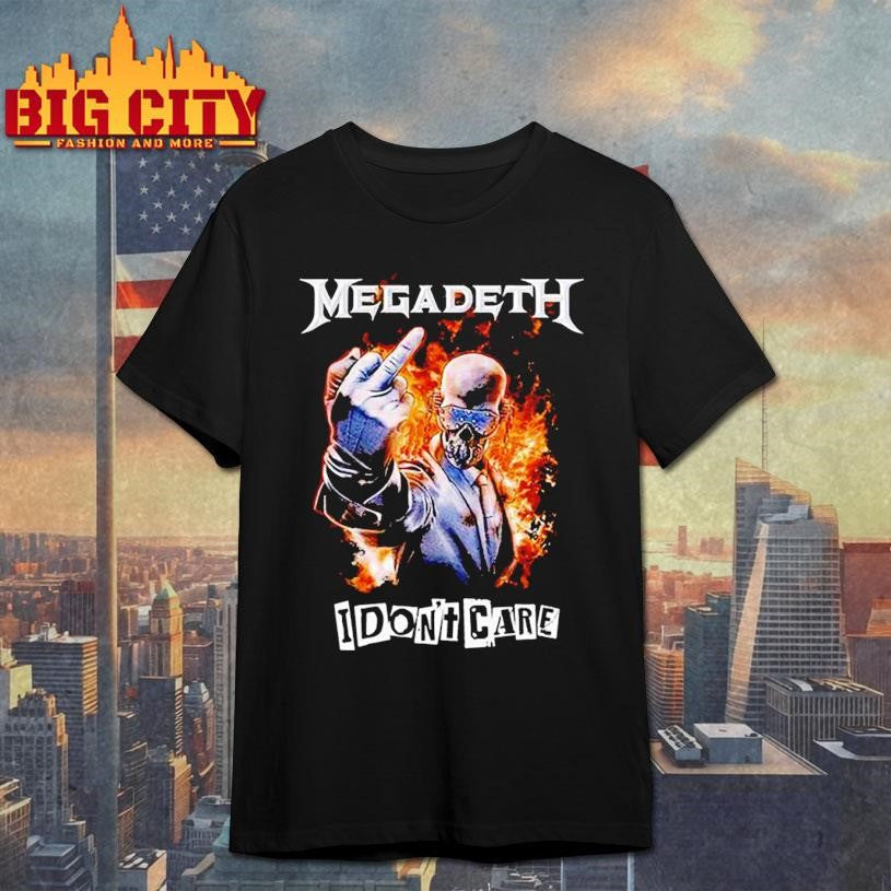 Megadeth Ransom Note I Don’t Care Shirt