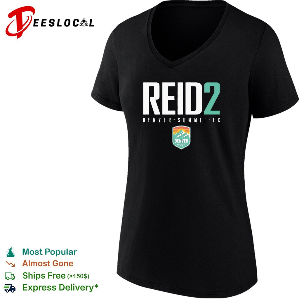 Megan Reid 2 Denver Summit FC professional women’s soccer team shirt