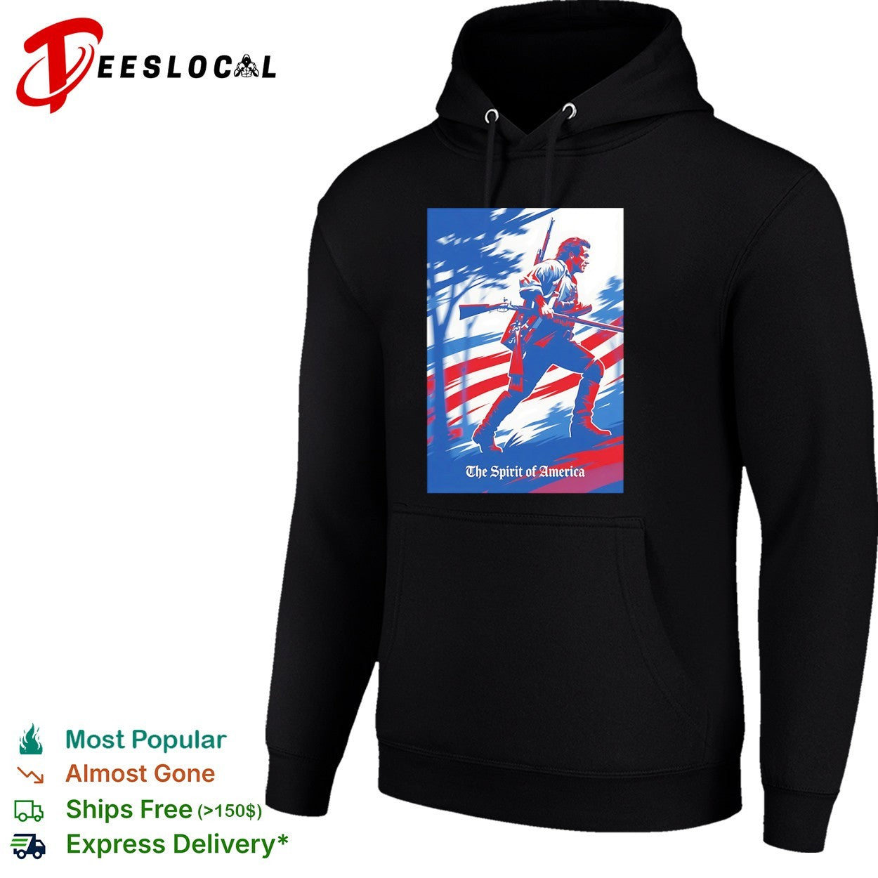 Mel Gibson The Patriot The Spirit of America shirt