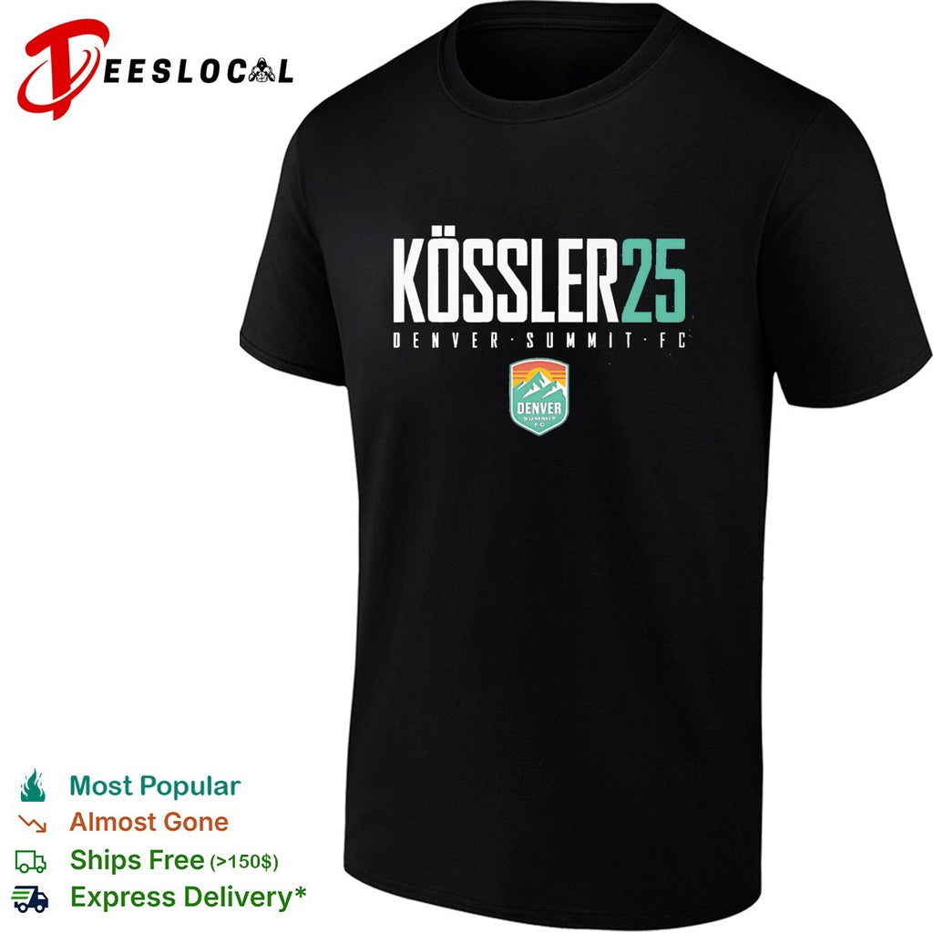 Melissa Kossler 25 Denver Summit FC professional women’s soccer team shirt
