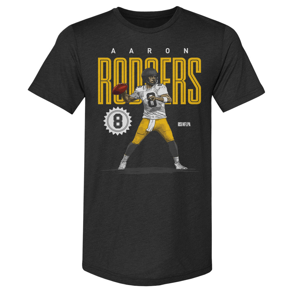 Aaron Rodgers Pittsburgh Steelers Card WHT Style003