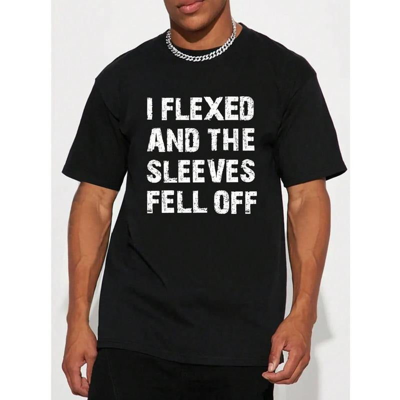 Men'S Slogan Printed T-Shirt For Spring And Summer Made in USA Hoodie, Sweatshirt | CiraTrend.com