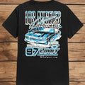 Men's Cartoon Car Graphic Print Round Neck Tee, Regular Fit Casual Fashion Short Sleeve T-shirt for Daily Wear,...