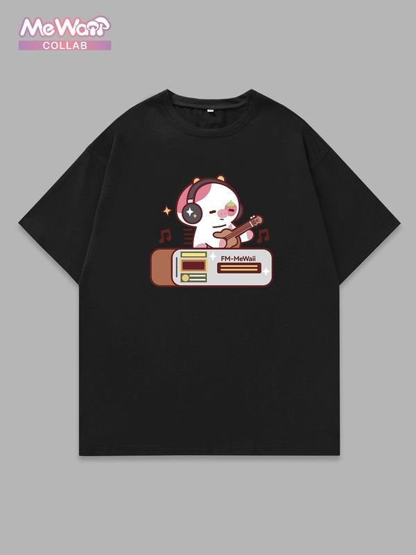 Men's Regular Fit Cartoon Highland Cow Print Short Sleeve Graphic Tee, Casual Round Neck T-shirt for Daily Wear, Men's...