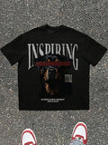 Men's Regular Fit Dog & Letter Print Round Neck Graphic Tee, Casual Short Sleeve T-shirt for Daily Wear, Men's Top for...