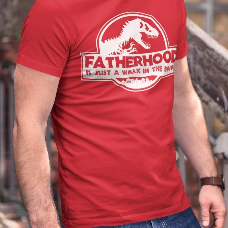 MenS Funny Dad T Shirt FatherS Day Gift Fatherhood Walk In The Park Shirt Dinosaur Shirt T Rex Shirt Hoodie, Sweatshirt