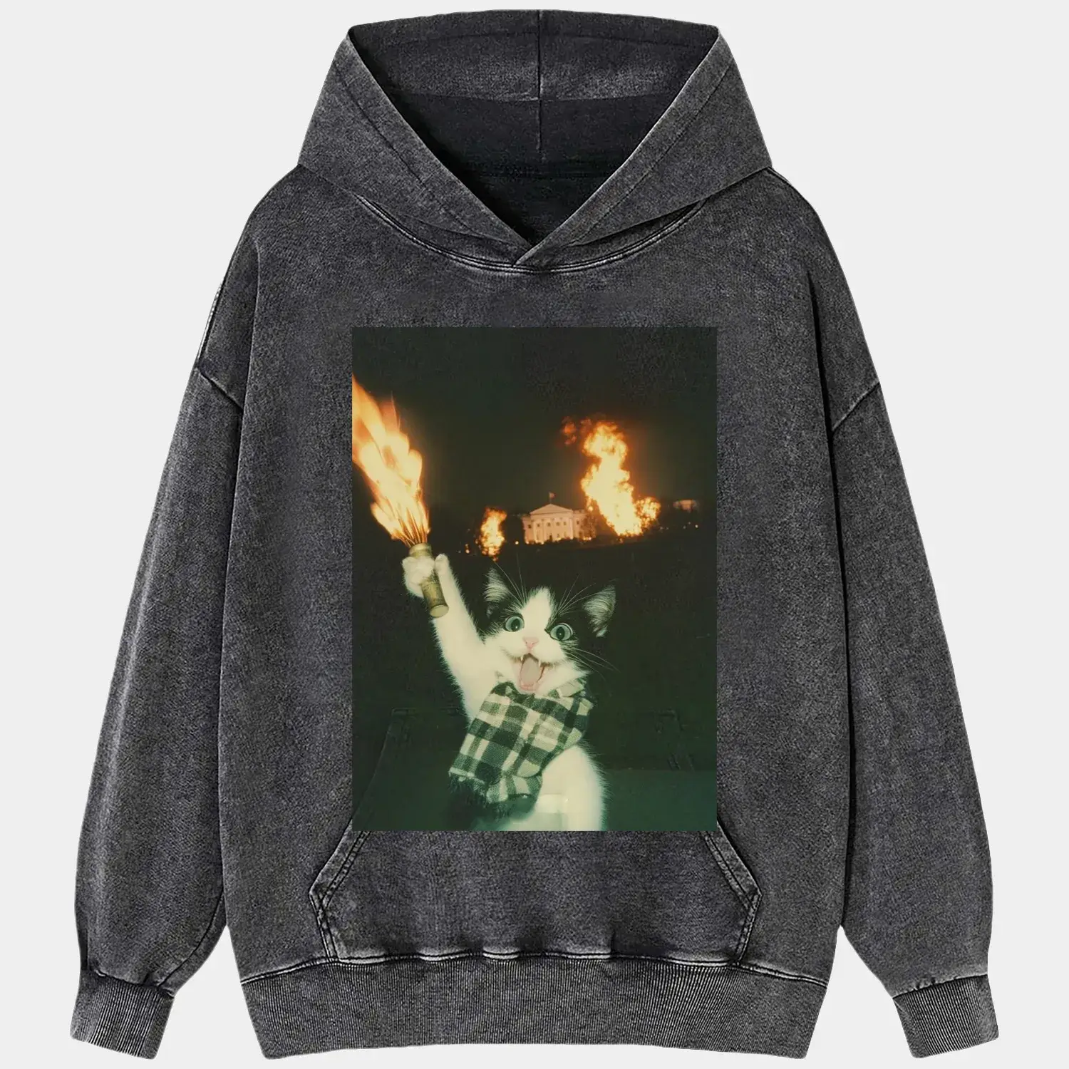 Meow Burning TEE Hoodie, Sweatshirt | CiraTrend.com (Image 2)