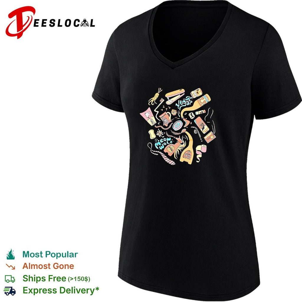 Meow Wolf Vegas collage shirt