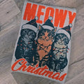 Meowy Christmas Cat Lovers Graphic Tee or Sweatshirt Hoodie | CiraTrend.com