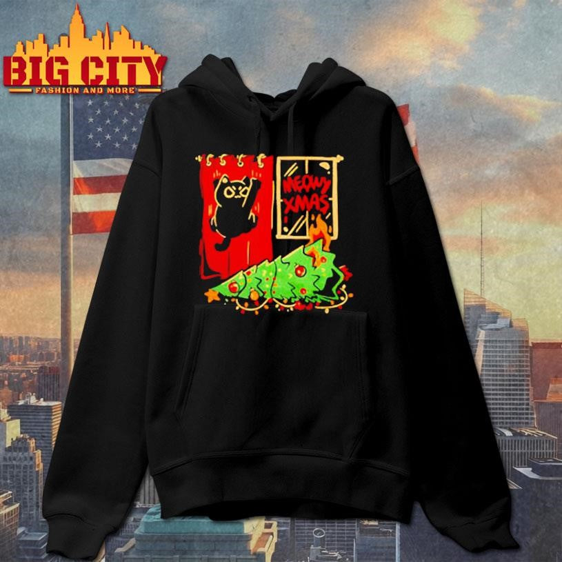 Meowy Xmas Cat Christmas shirt
