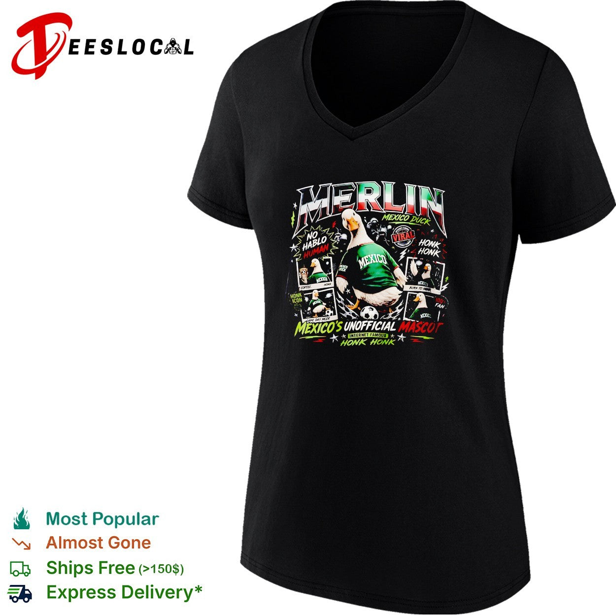 Merlin Mexico’s unofficial mascot duck shirt