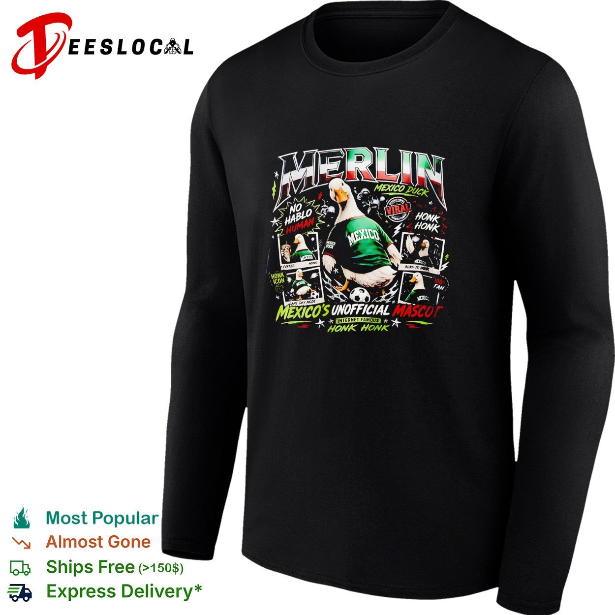 Merlin Mexico’s unofficial mascot duck shirt