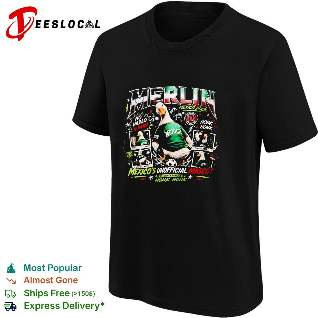 Merlin Mexico’s unofficial mascot duck shirt
