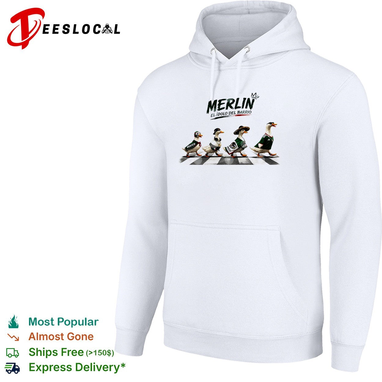 Merlin el idolo del barrio Mexico ducks walking shirt