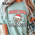 Merry Christmas Disco Shirt,  Comfort Colors Christmas Shirt, Christmas Shirt, Retro christmas Shirt, Cotton Fabric...