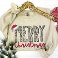 Merry Christmas Leopard Sweatshirt T-Shirts, Hoodie | CiraTrend.com