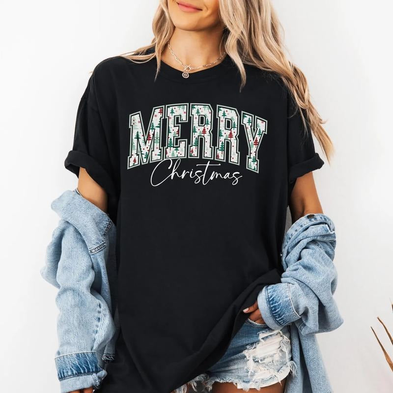 Merry Christmas Sweatshirt, Christmas Vibes Sweater, Holiday Christmas Tee Shirt, Gift For Christmas Hoodie | CiraTrend.com