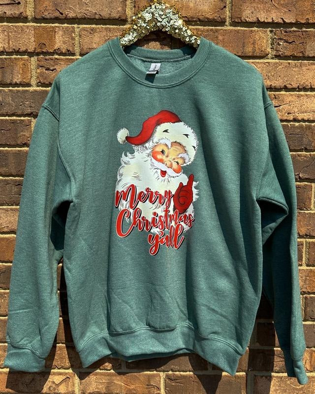 Merry Christmas Y'all Sweatshirt T-Shirts, Hoodie | CiraTrend.com