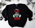 Merry Fitmas And A Happy New Rear Sweatshirt, Christmas Fitness Sweater, Workout Xmas Hoodie, Personal Trainer Gift,...