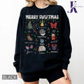 Merry Swlftmas Christmas Songs Lyrics Comfort Colors Shirt, Merry Swiftmas Sweatshirt, Music Fan Christmas Hoodie