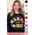 Merry and Bright Ideal Chenille Sweatshirt T-Shirts, Hoodie | CiraTrend.com
