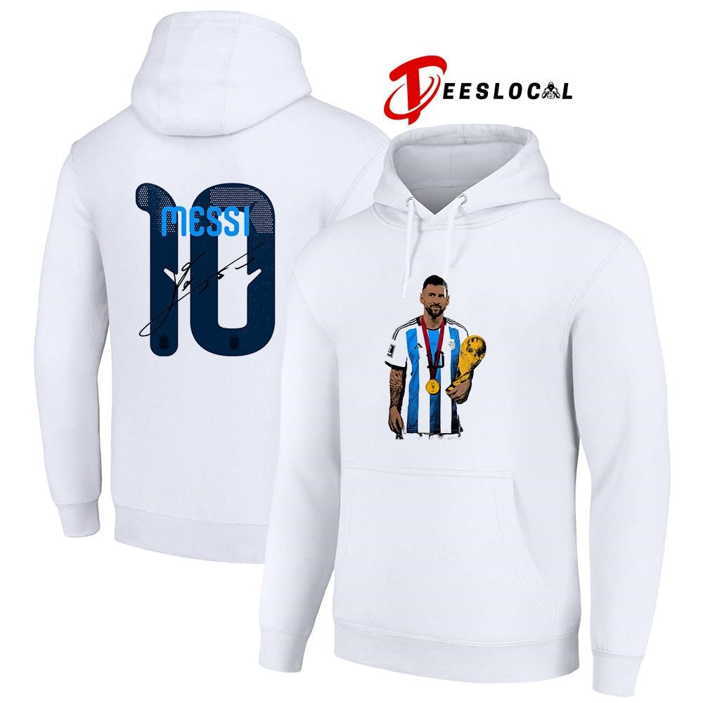 Messi World Cup name and number signature shirt