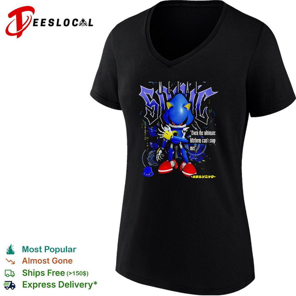Metal even the ultimate lifeform can not stop me robot shirt