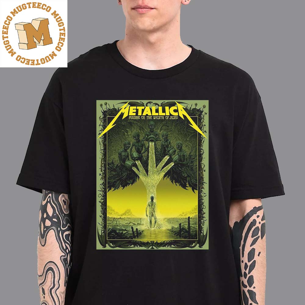 Metallica 72 Season Poster Series Feeding On The Wrath Of Man Unisex T-Shirt