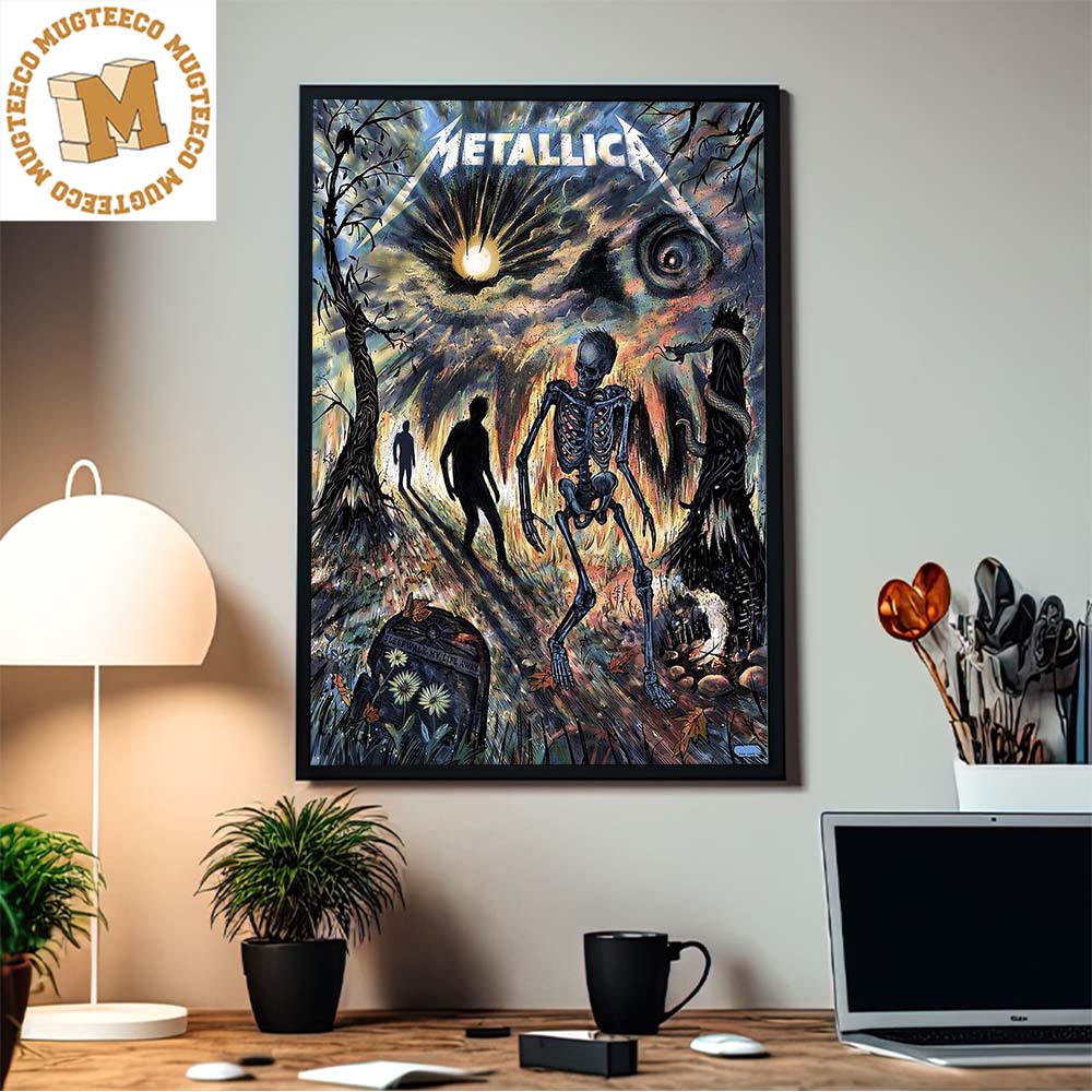 Metallica 72 Season Poster Series Sleep Walk My Life Away Decor Poster Canvas