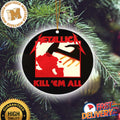 Metallica Kill Em All Album Cover 2023 Xmas Holiday Gift Ceramic Christmas Decorations Ornament