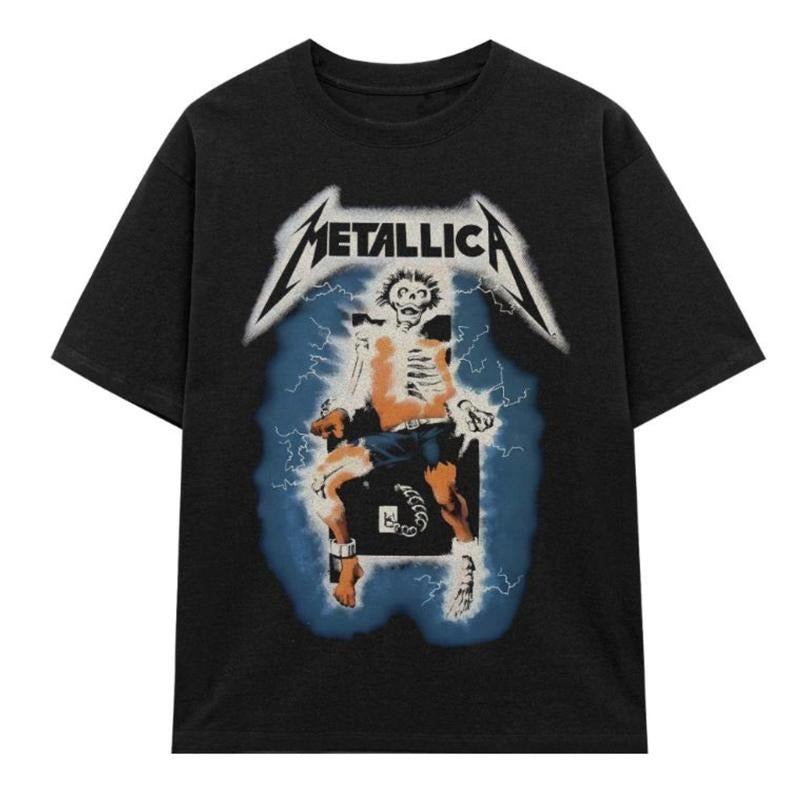 Metallica Oldskul shirt, Oversize, Unisex T-shirt, All Size, Vinatge tees Menswear Top Underwear Tshirt Hoodie, Sweatshirt