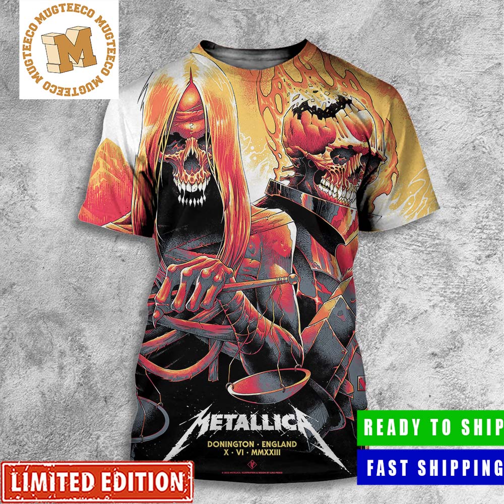 Metallica The Second Night Of M72 World Tour At Donington England All Over Print Shirt