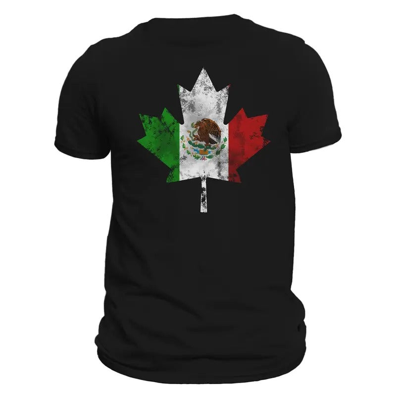 Mexican Canadian Maple Leaf T-Shirt Hoodie, Sweatshirt | CiraTrend.com