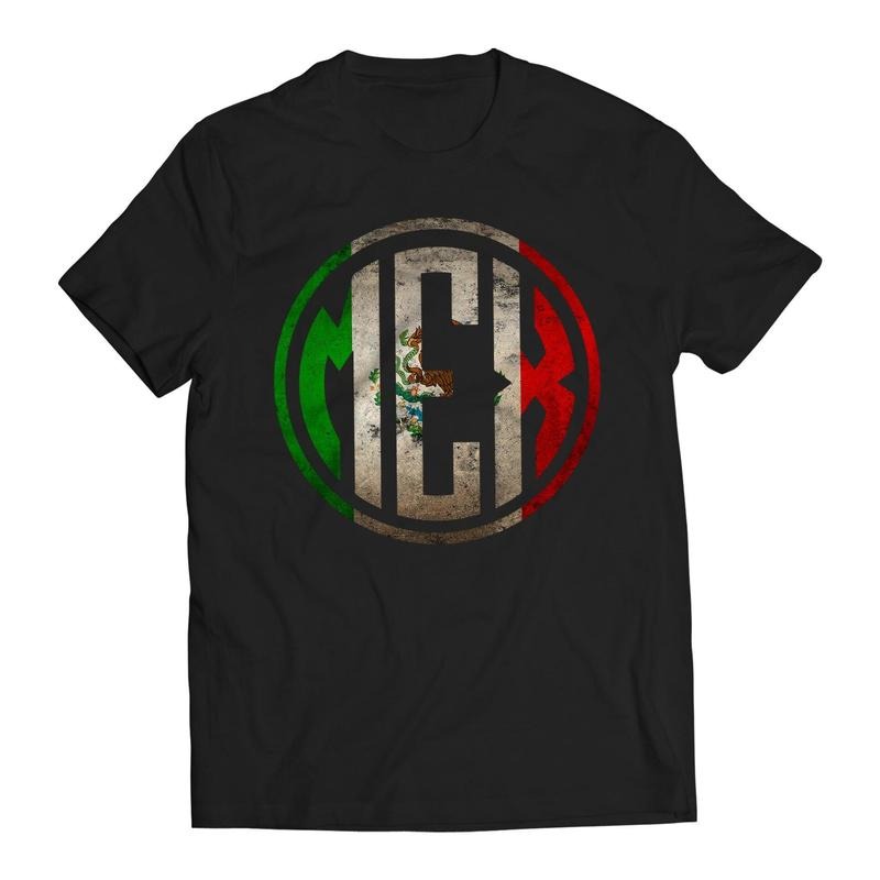 Mexican Flag Distressed Logo Mexico Independence Day Men's Graphic T-Shirt Hoodie, Sweatshirt | CiraTrend.com