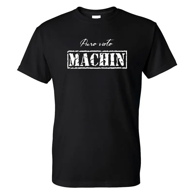 Mexican Funny - Puro Vato Machin T-Shirt Casual Classic Hoodie, Sweatshirt | CiraTrend.com